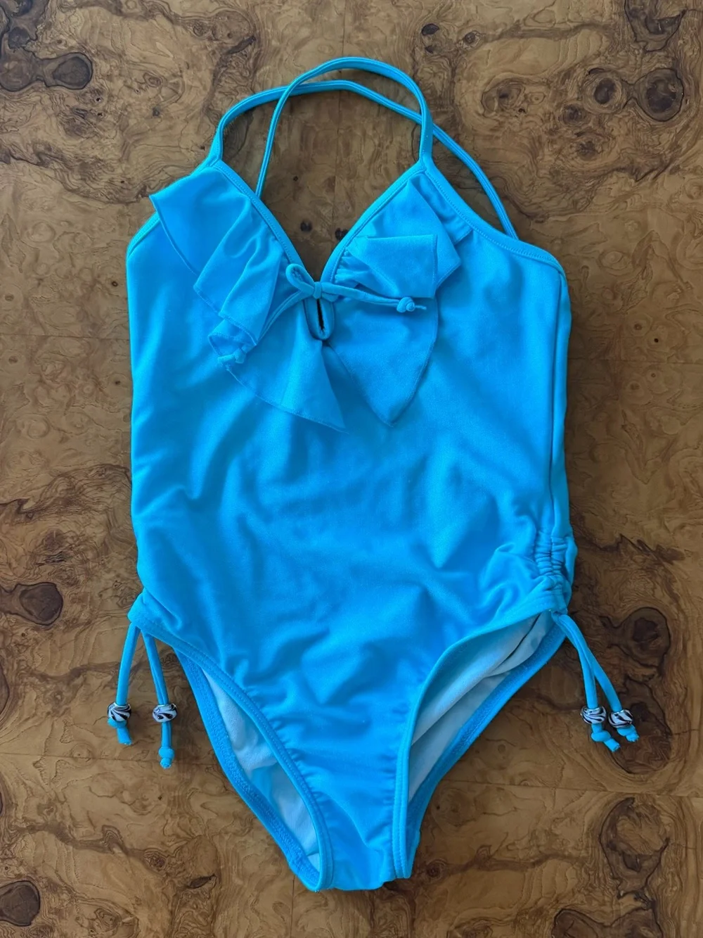 Seafolly One Piece Blue Swimsuit Girls Size 8